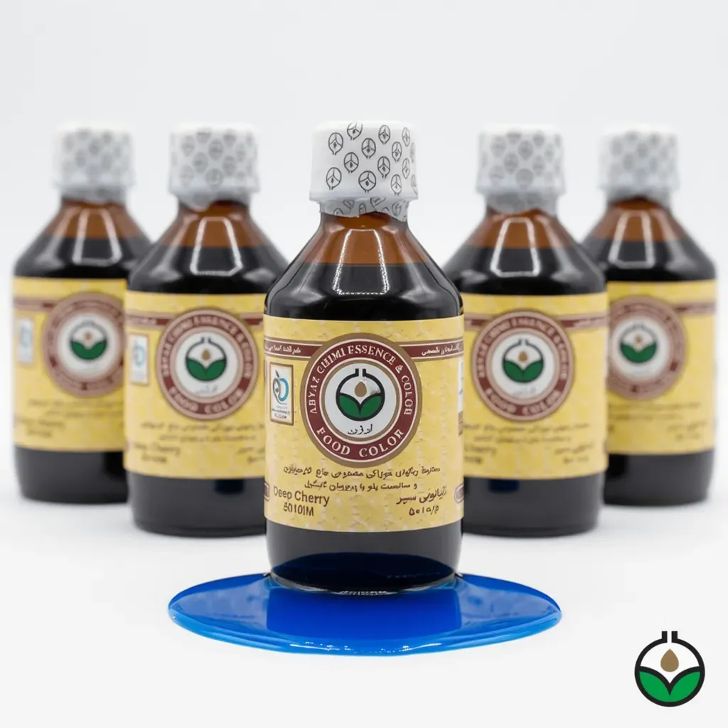 رنگ خوراکی آبی کارتونی